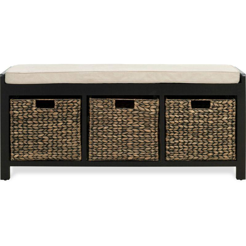 Griffin Upholstered Cubby Storage Bench