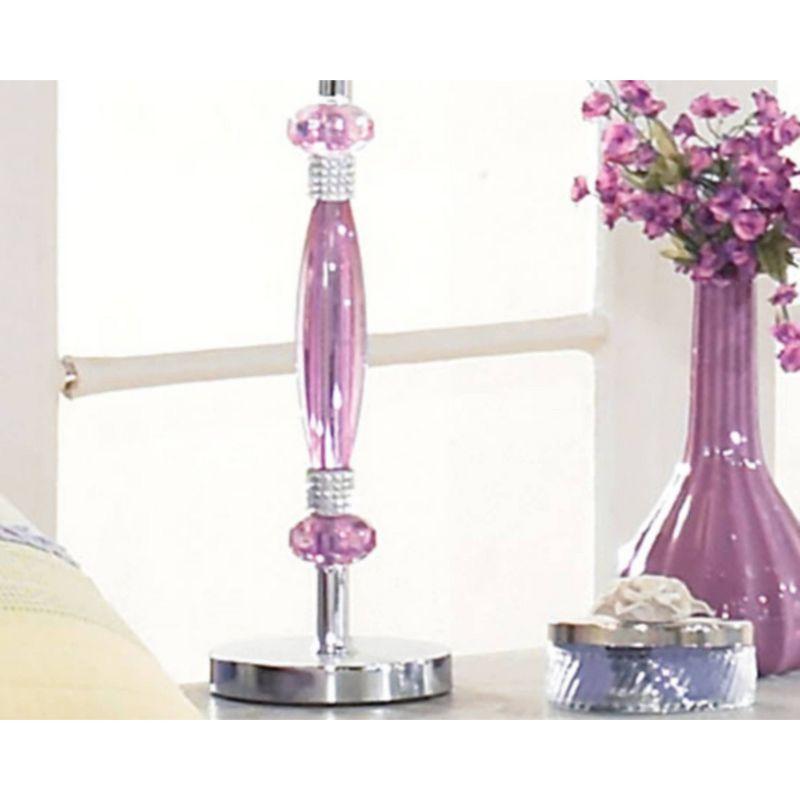 Signature Design by Ashley Nyssa Table Lamp Purple/Silver