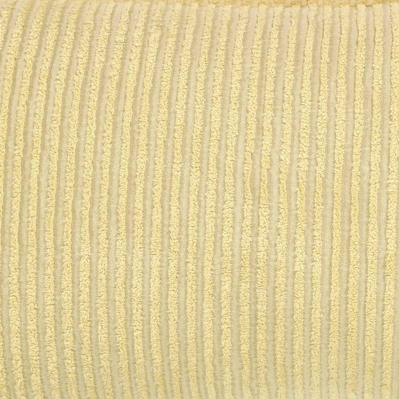 Better Trends Jullian Collection 100% Cotton Tufted Pillow Sham with Stripe Pattern Machine Washable Pillow Cover
