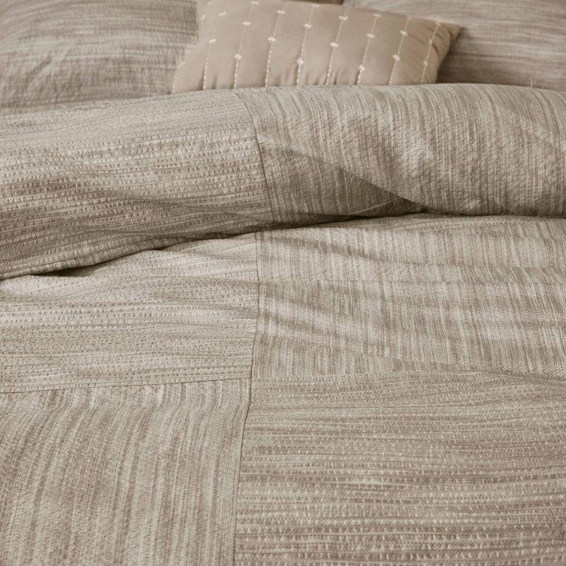 Madison Park Walter 7 Piece Printed Weave Seersucker Comforter Set