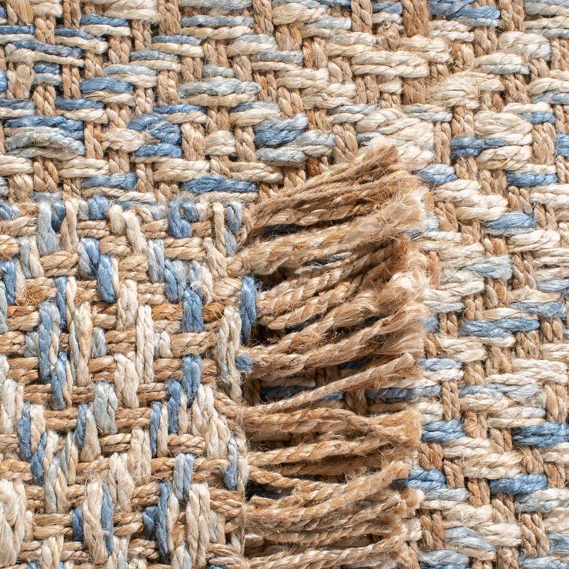 Natural Fiber NF822 Hand Woven Area Rug - Natural/Blue - 8'x10' - Safavieh.