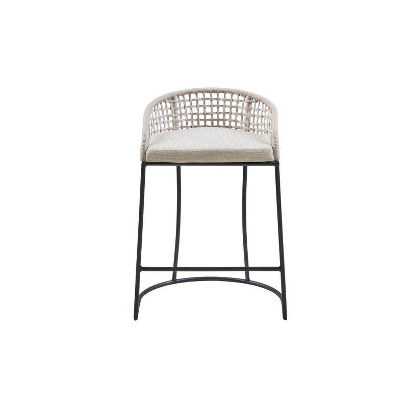 25" Rosita Woven Counter Height Barstool - Madison Park