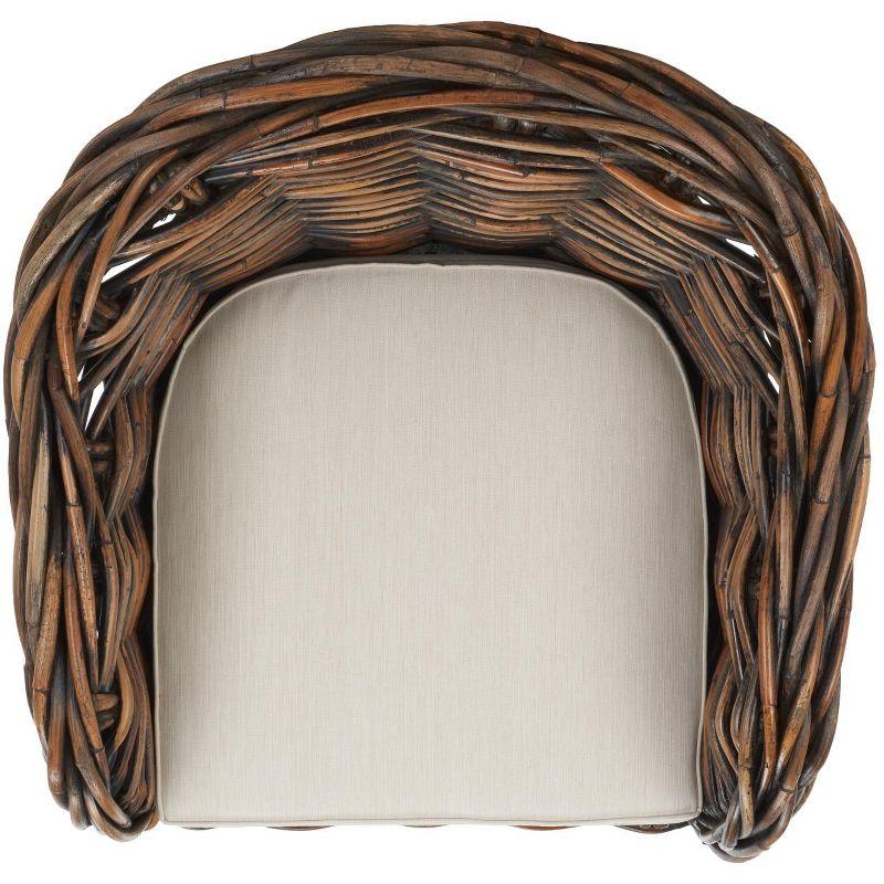 Nita Club Chair - SEA7003A - Natural - Safavieh