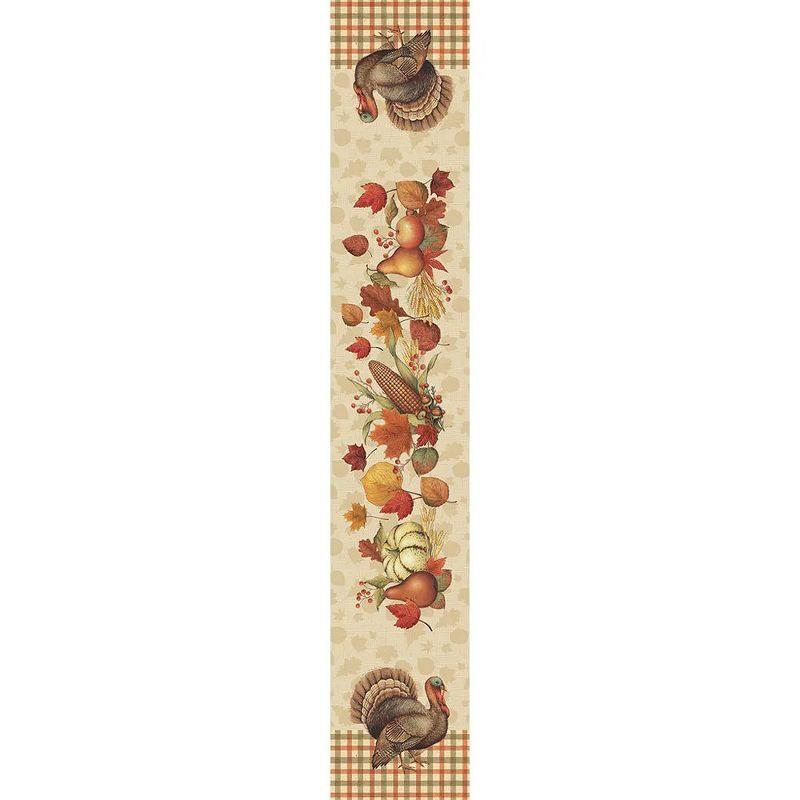 Laural Home Bountiful Harvest Rectangle Table Runner