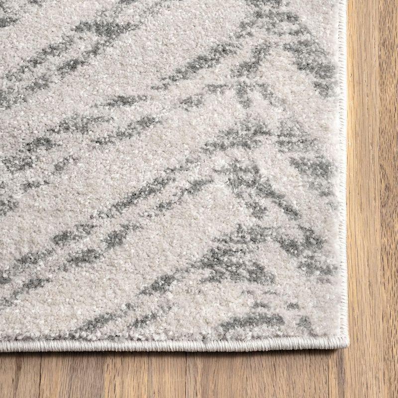 Nuloom Rosanne Geometric 7x9 Indoor Area Rug for Living Room Bedroom Dining Room Kitchen, Grey/Ivory