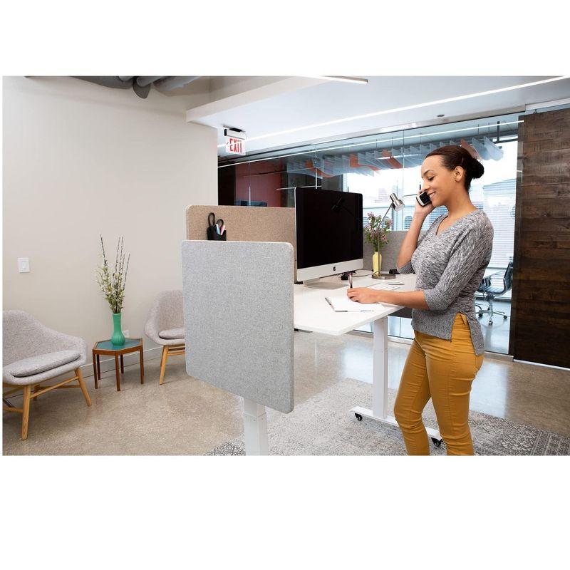 Stand Up Desk Store Fabric 1 Panel Desk Partition