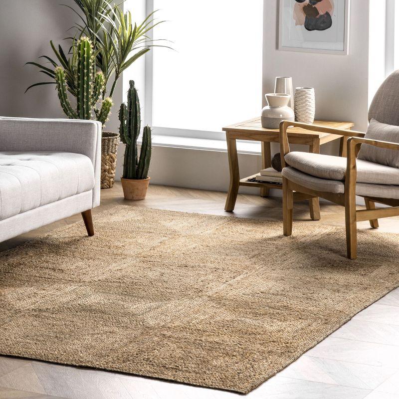 Lauren Liess x Rugs USA Juniper Tiled Jute Area Rug