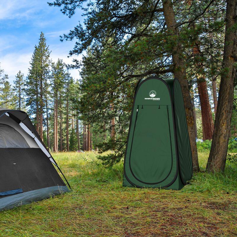 Wakeman Outdoors Pop Up Privacy Tent, Green