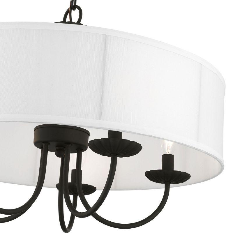 Livex Lighting Brookdale 5 - Light Pendant in  Black