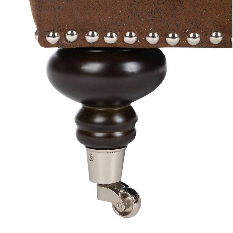 Chloe Club Chair - MCR4571 - Brown - Safavieh