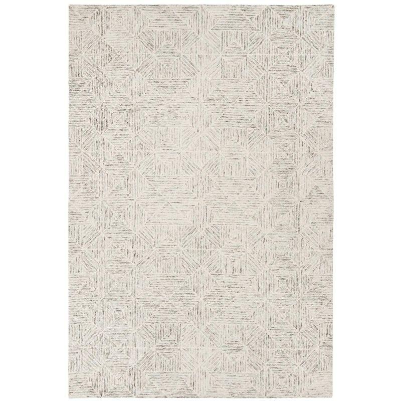 Abstract ABT763 Handmade Indoor Accent Rug - Ivory/Light Blue - 3'x5' - Safavieh