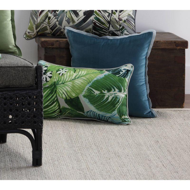 Flange Loden Velvet Down Blend Throw Pillow