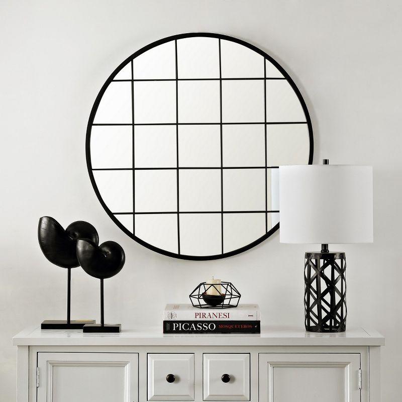 Simmie Mirror - Black - Safavieh