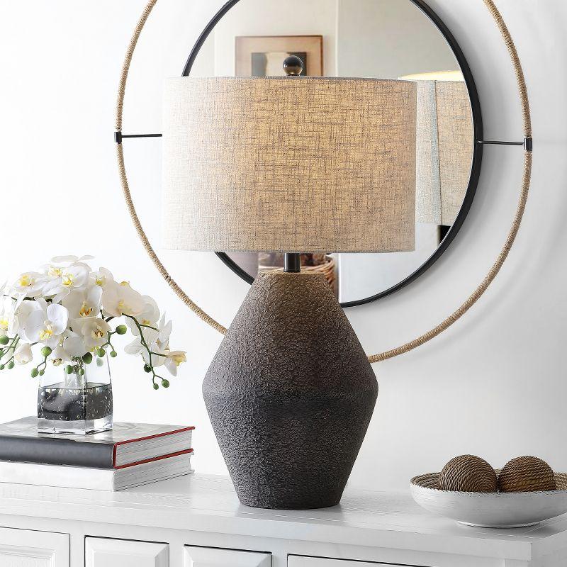 Ersta Table Lamp - 26.5 Inch Height - TBL4367 - Brown - Safavieh