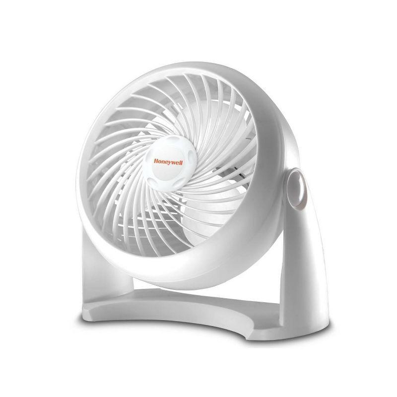 Honeywell TurboForce Table Air Circulator Fan White HT904: Portable Desk Fan, Quiet Operation, Adjustable Tilt, 3 Speeds