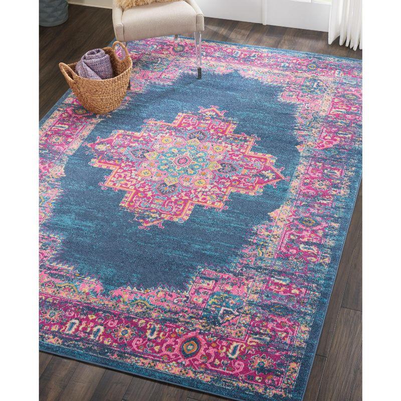 Nourison Passion Center Medallion Bohemian Indoor Rug