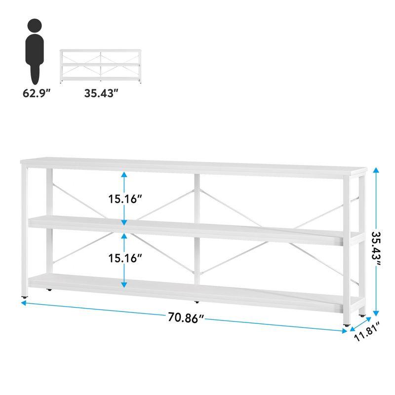 Tribesigns 70.9 inches 3 Tiers Sofa Tables