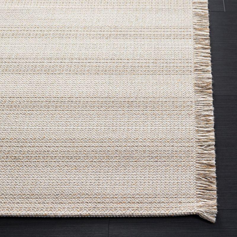 Augustine AGT501 Machine Made Indoor Area Rug - Ivory/Taupe - 6'-4"x6'-4" - Safavieh