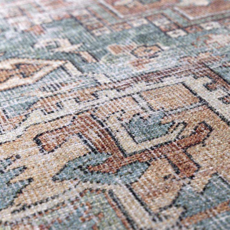 Hauteloom Rectangle Area Rug   Brick Red