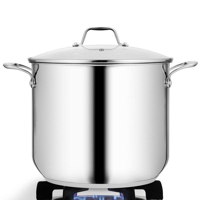 NutriChef Stainless Steel Soup Pot