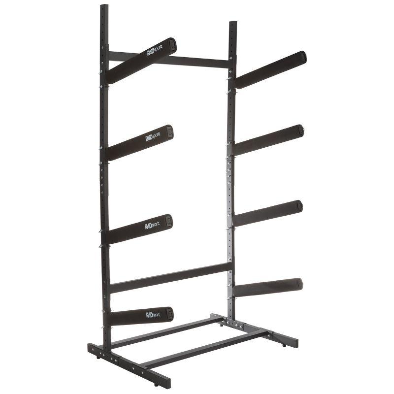 Rad Sportz 4-Level Freestanding Kayak Rack, Black