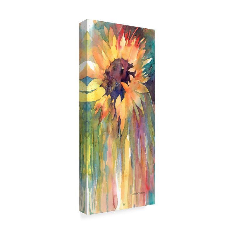 Annelein Beukenkamp 'Rays Of Sun' 14x32 Multicolor Canvas Art