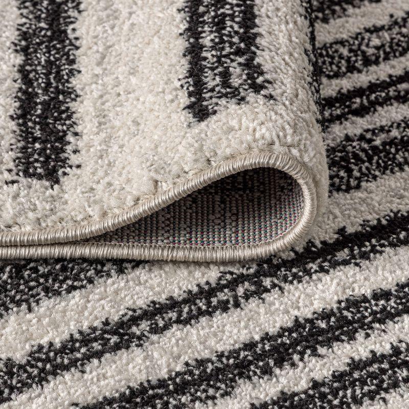 Khalil Modern Berber Stripe Indoor Area Rug - JONATHAN Y