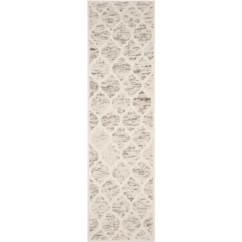 Himalaya HIM121 Hand Loomed Runner Rug - Grey/Ivory - 2'3"x8' - Safavieh.