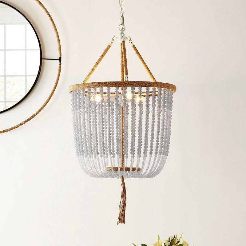 Angie Beads Pendant Lamp - LIT4476 - Blue - Safavieh