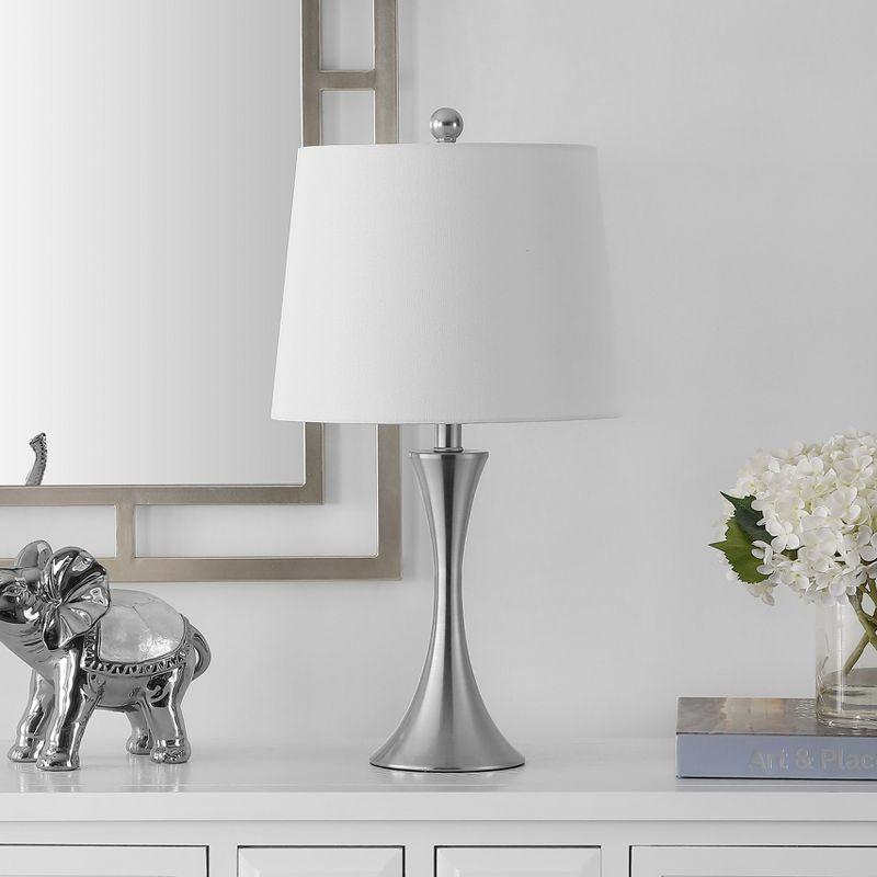 Benita Iron Table Lamp - Nickel - Safavieh.