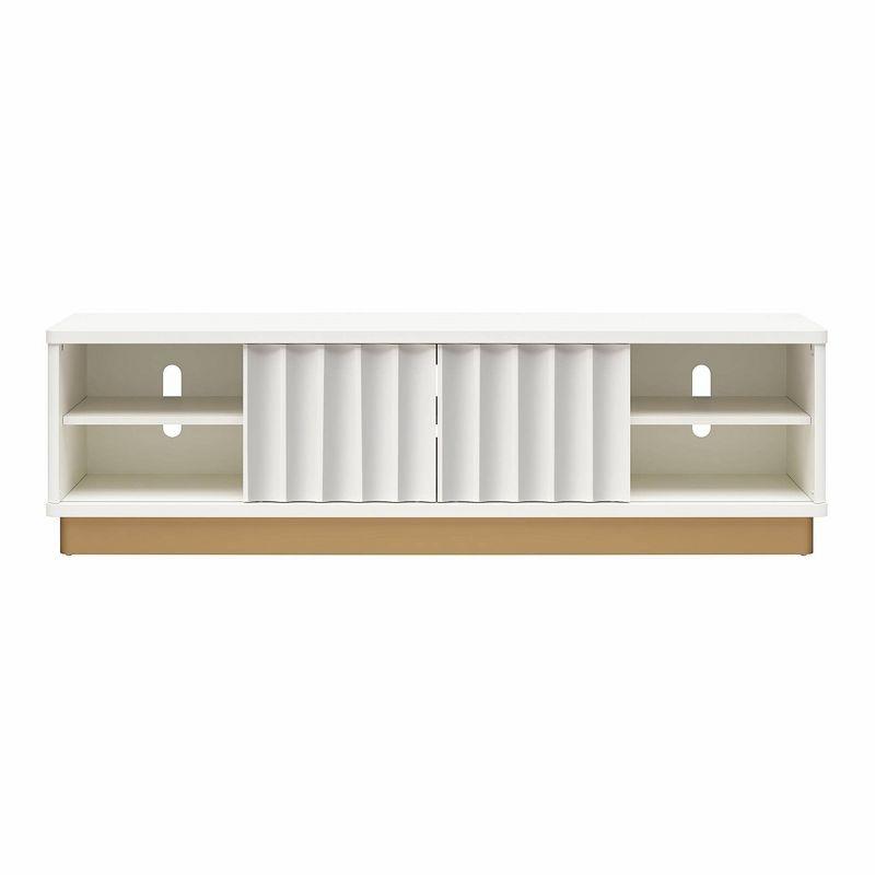 Rene Modern Scalloped TV Stand for TVs up to 65"