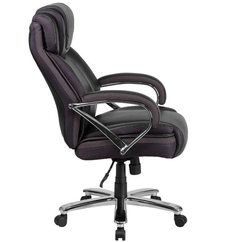 Hercules Series 500 lb Black LeatherSoft High-Back Executive Swivel Chair