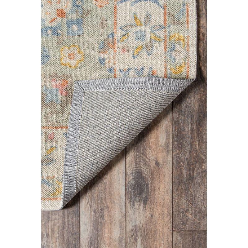 2'x3' Anatolia Riylnn Accent Rug Beige - Momeni: Wool & Nylon Area Rug, Bohemian Floral, Low Pile, Indoor Use