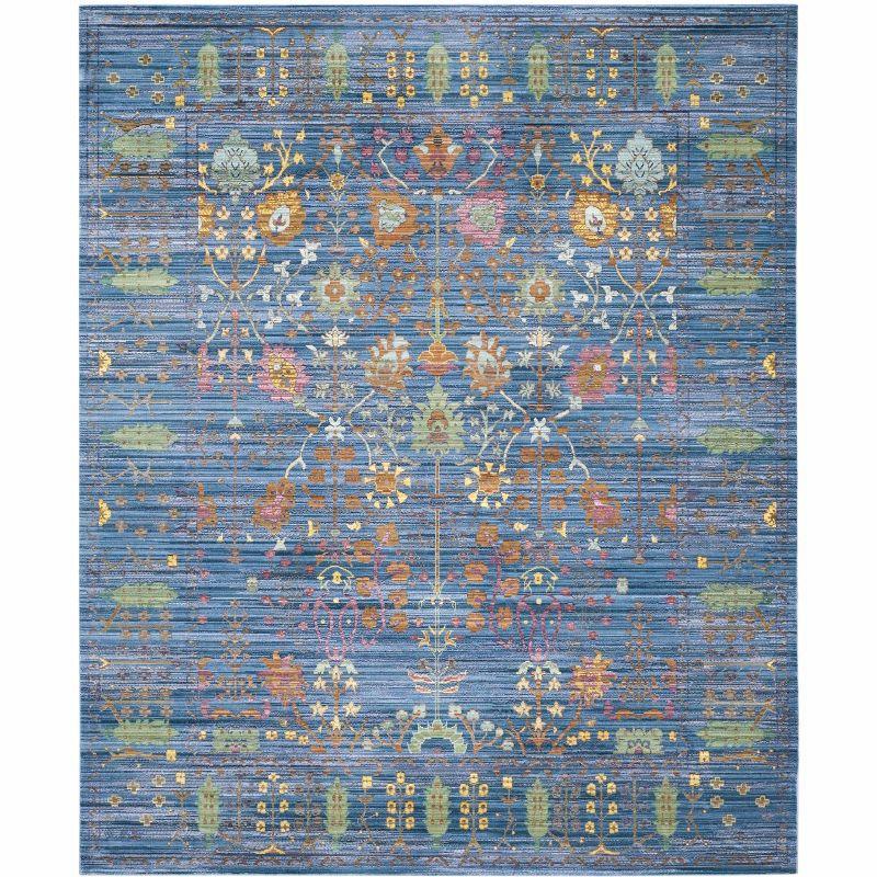 Valencia VAL108 Power Loomed Indoor Area Rug - Blue/Multi - 8'x10' - Safavieh