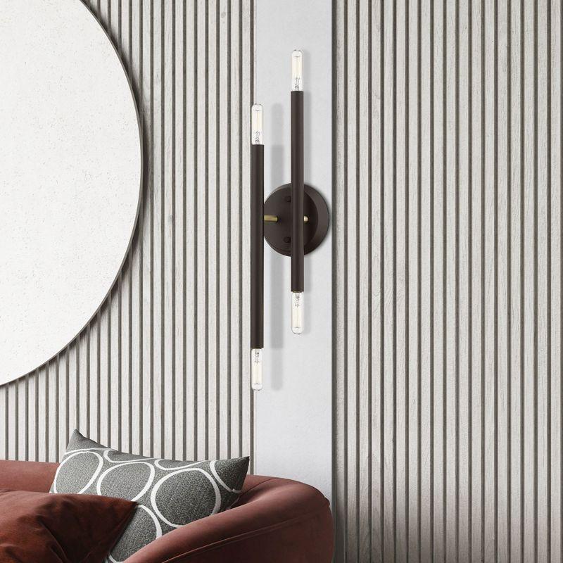 Livex Lighting Soho 4 - Light Wall Light in  Bronze/Antique Brass