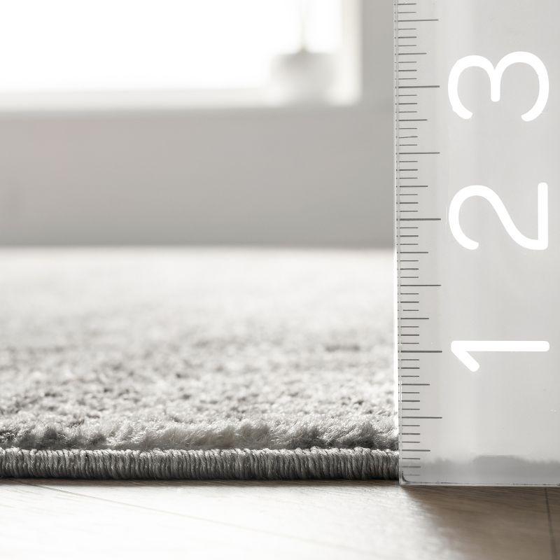 Nuloom Deedra Abstract 7x9 Indoor Area Rug for Living Room Bedroom Dining Room Kitchen, Grey/Ivory