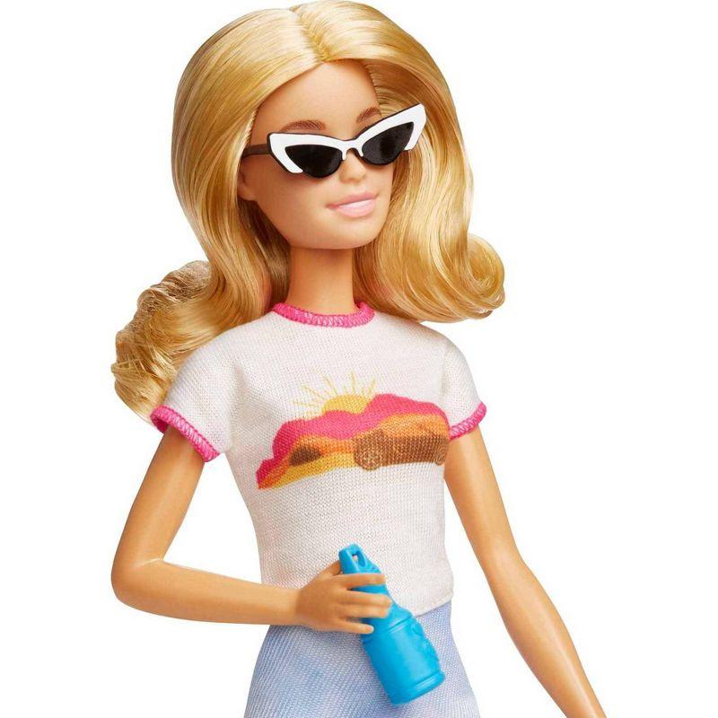 Barbie Doll and Accessories Travel Set with Puppy