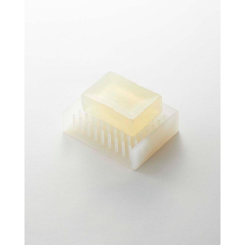 Yamazaki Home Yamazaki Home Self Draining Soap Tray - Floating Holder Dish For Sink, Silicone, No Assembly Req.