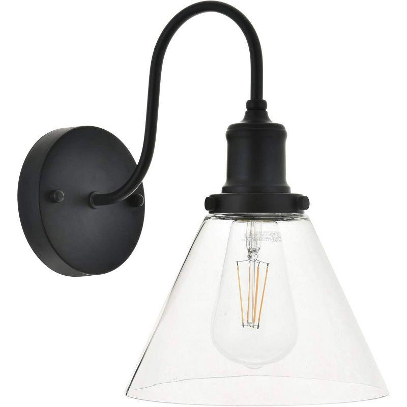 Elegant Lighting Histoire 1 light black Wall Sconce