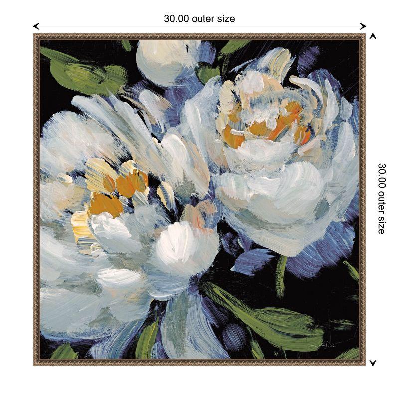 Amanti Art Peony Blossom II Crop by Katrina Pete Canvas Wall Art Print Framed 30 x 30-in.