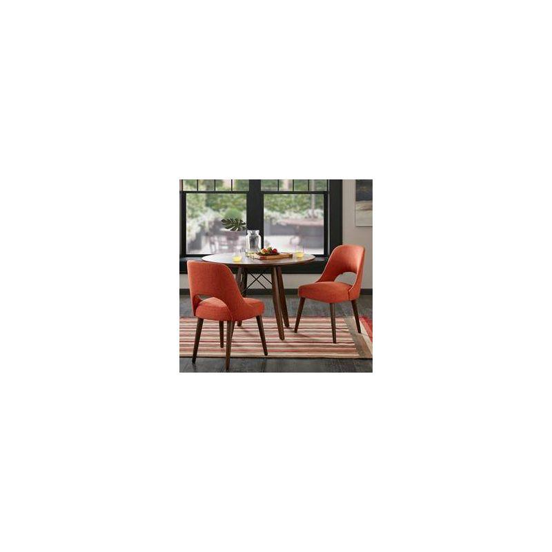 Beane Upholstered Wood Leg Dining Side Chair