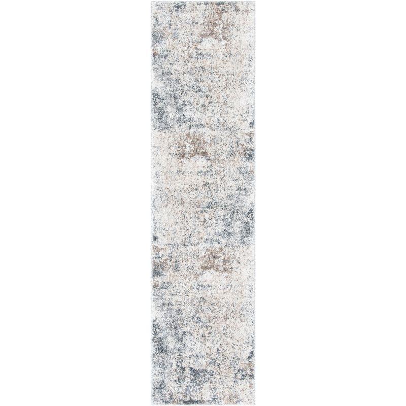 Aston ASN705 Power Loomed Indoor Runner Rug - Ivory/Grey - 2'x8' - Safavieh