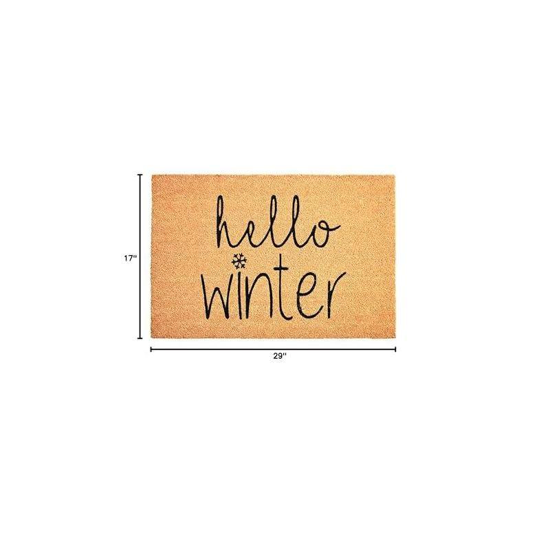 Calloway Mills Hello Winter Doormat (Multi, 17" x 29" x 0.60")