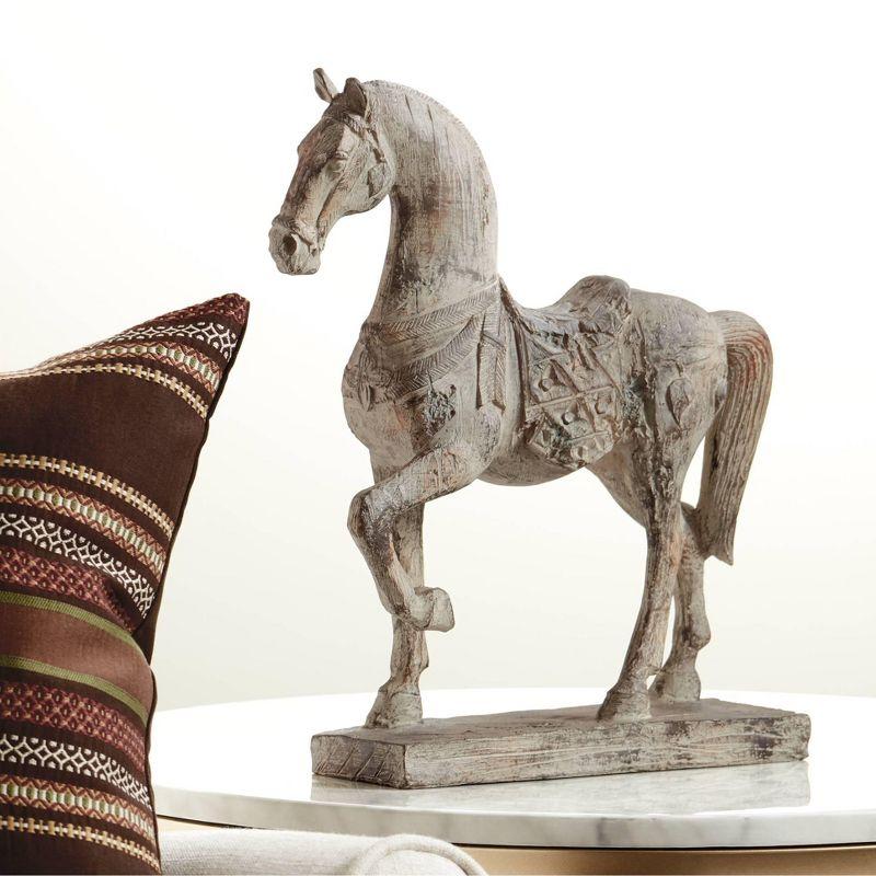 Kensington Hill Rustic Horse 15 1/4" High Statue