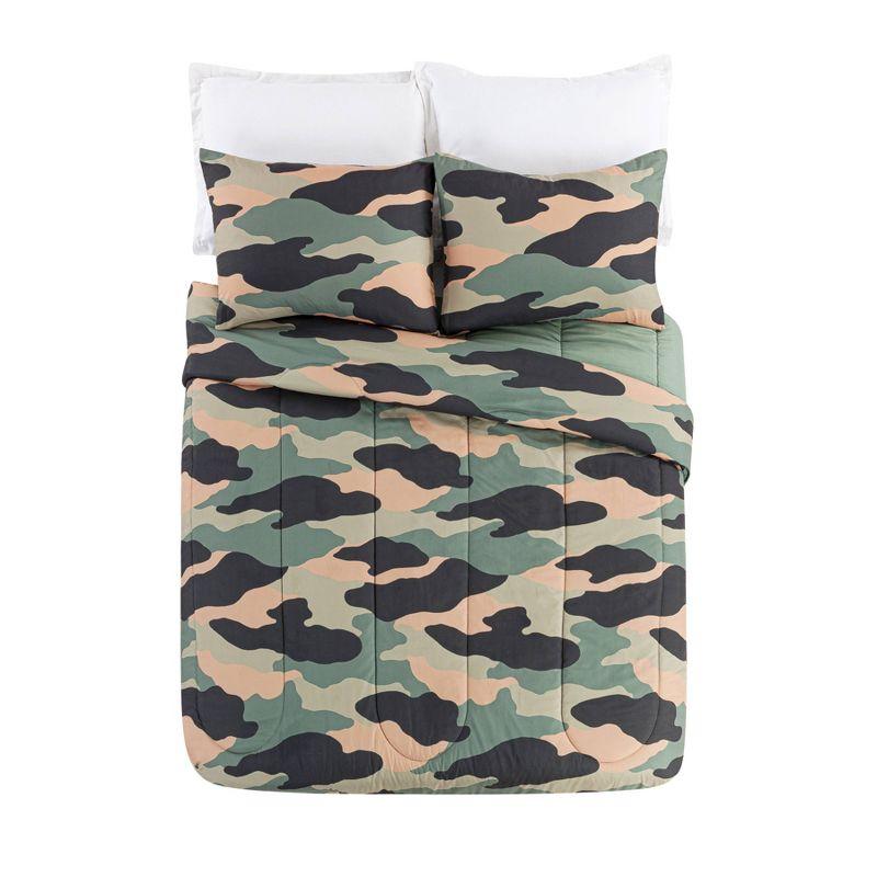 Covert Camo Reversible Microfiber Comforter Set