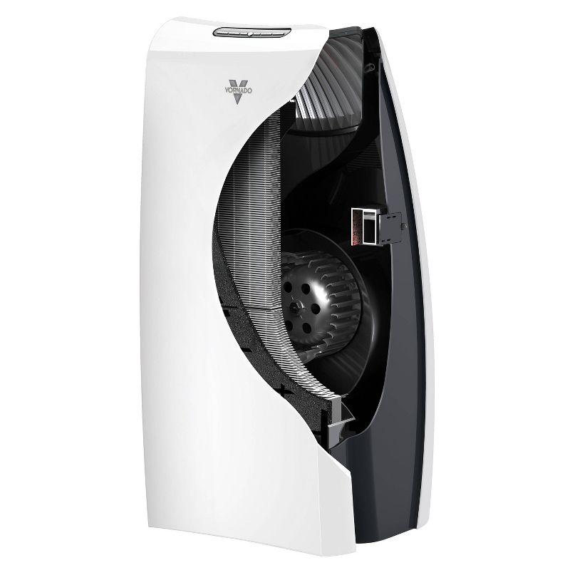 Vornado AC550 Whole Room True HEPA Air Purifier White: 4 Settings, Quiet, Easy Filter Change, 300-500 sq. ft. Coverage