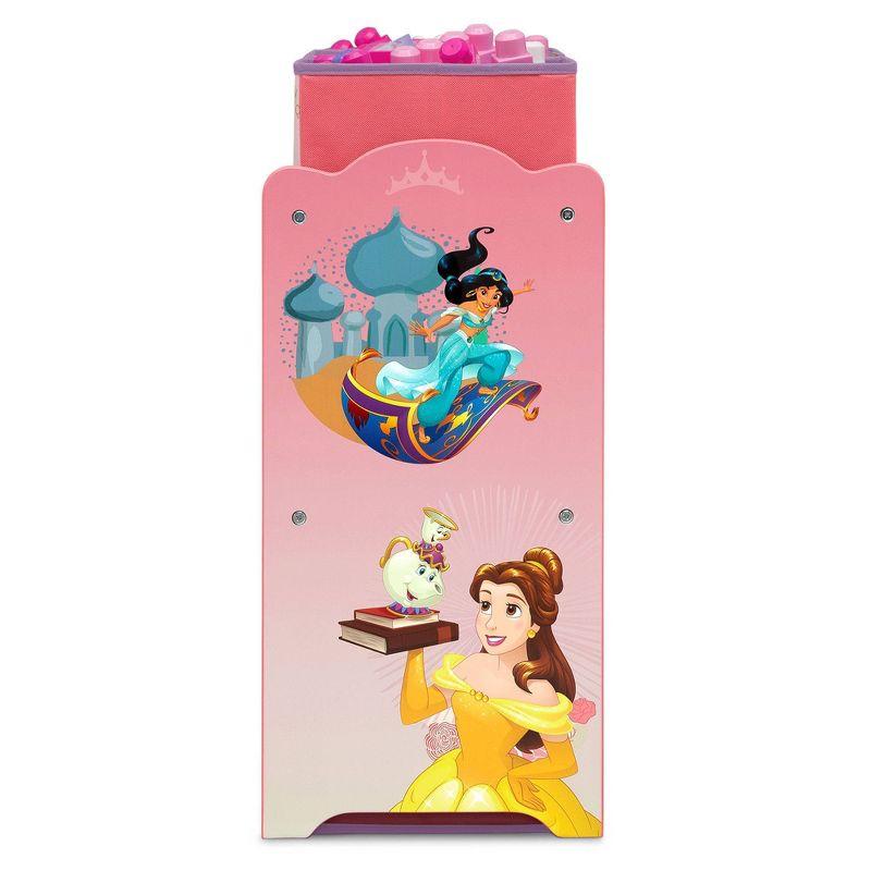 Delta Children 6 Bin Design and Storage Toy Organizer - Greenguard Gold Certified - Disney Princess