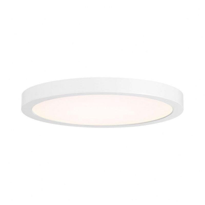 White Integrated LED Flush Mount Ceiling Light