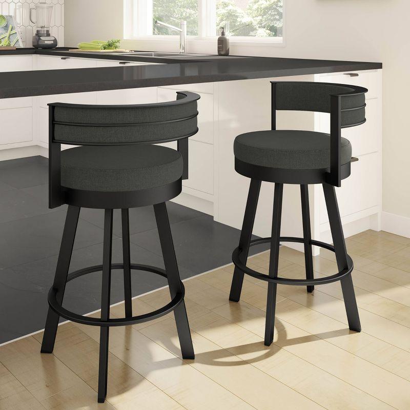 Amisco Browser Upholstered Counter Height Barstool