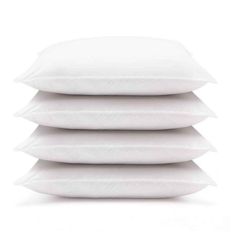 Medium Polyfill Pillows 4 Pack (Set of 4)